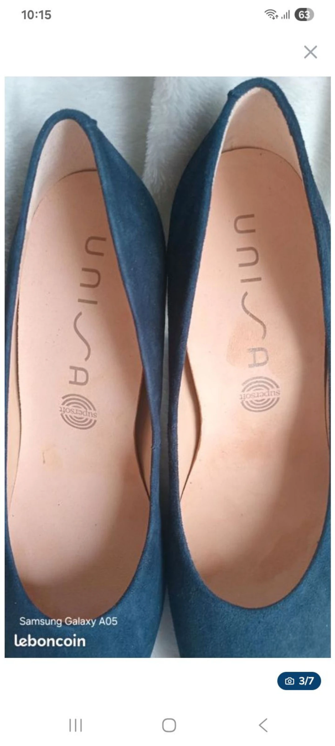 Escarpins UNISA T 38, couro + camurça premium - Novo com etiqueta – photo 3